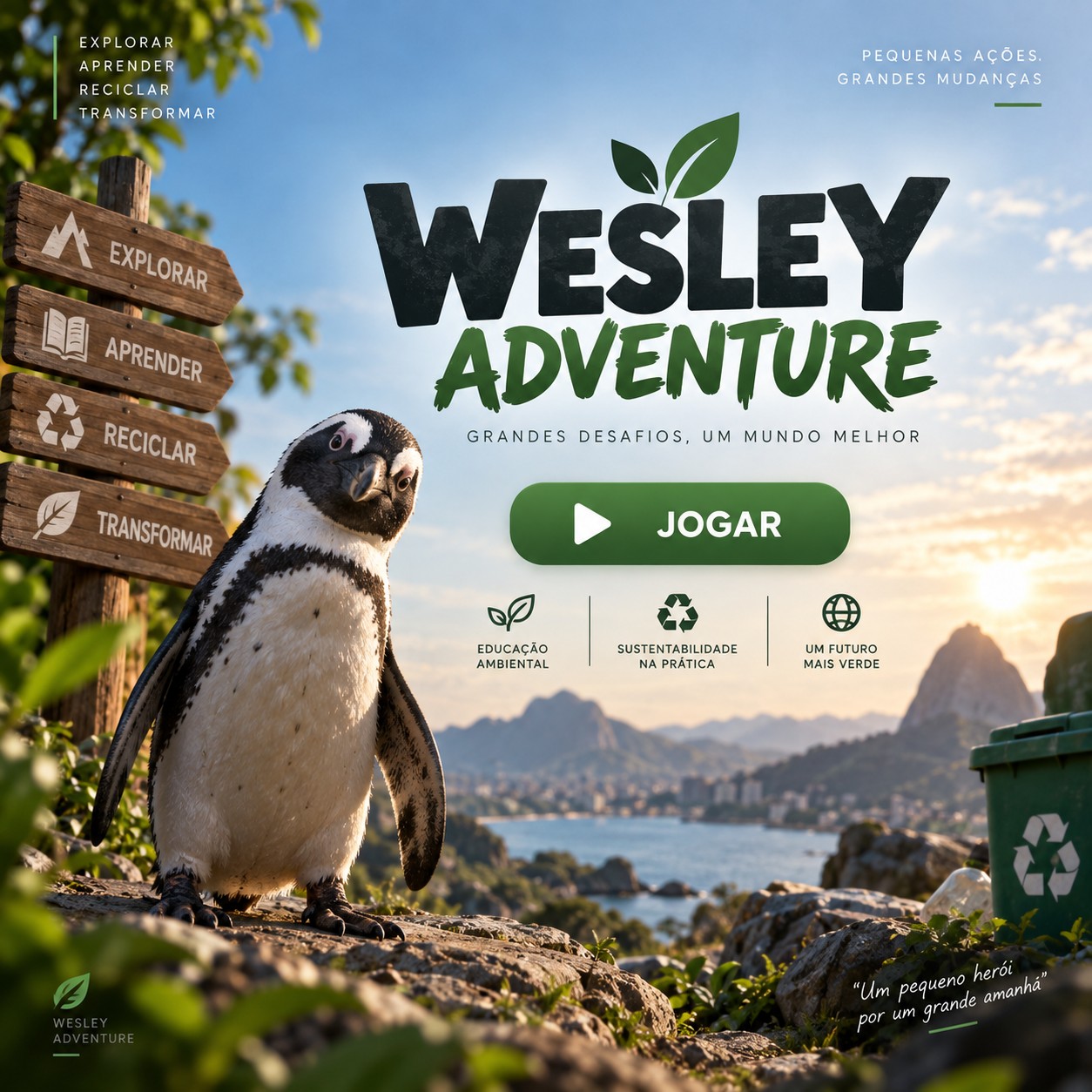 Capa do jogo wesley adventure