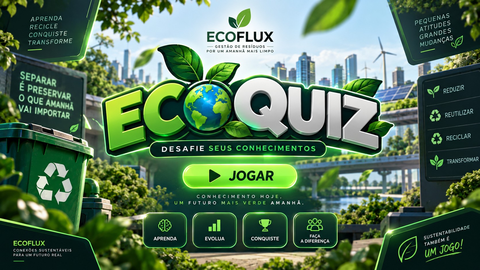 Capa do jogo ECOQUIZ